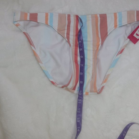 Xhilaration Pastel Stripe Hipster Bikini Bottom - Picture 6 of 6